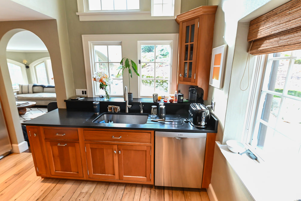“The Davenport” Traditional Wooden Kitchen with Island and 48" Sub-Zero Refrigerator