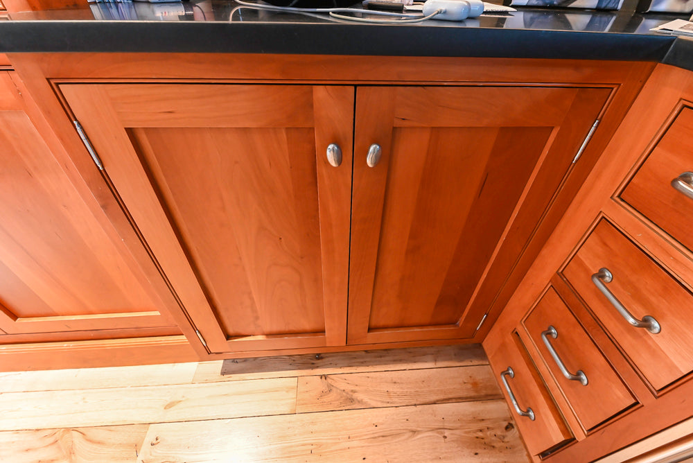 “The Davenport” Traditional Wooden Kitchen with Island and 48" Sub-Zero Refrigerator