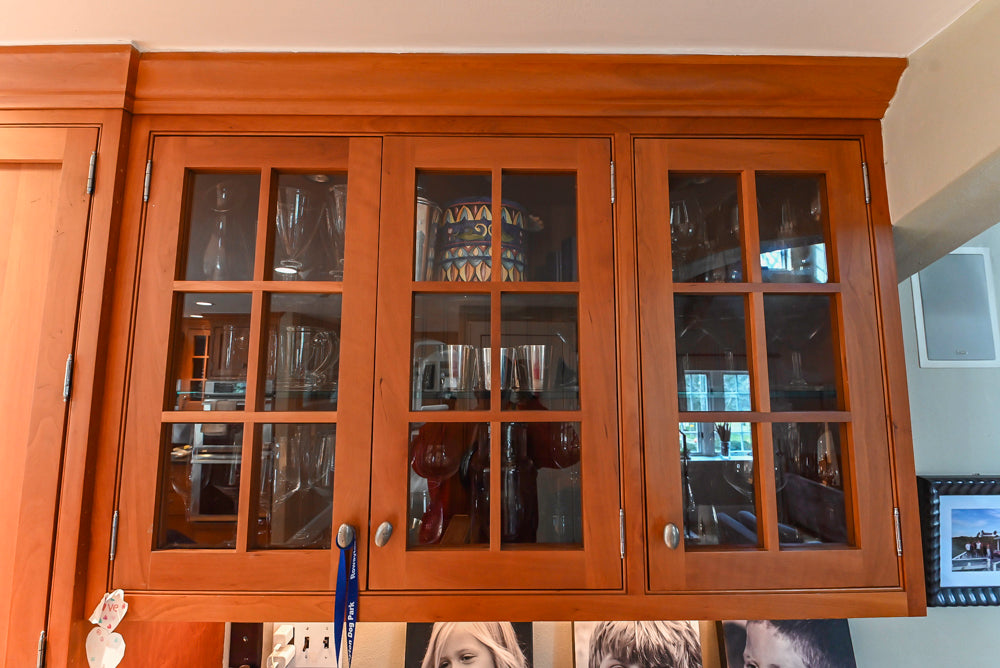 “The Davenport” Traditional Wooden Kitchen with Island and 48" Sub-Zero Refrigerator