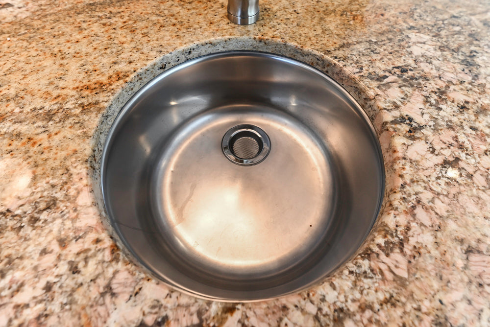 “The Harcourt” Traditional Two-Tone Distressed Kitchen with Green Island, Quartz Countertops and Appliances