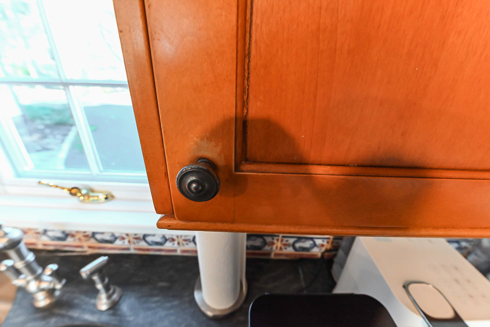 “The Whitford” Transitional Wooden Kitchen with Granite Countertops, Island & 48″ Sub-Zero Refrigerator