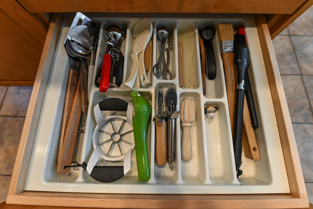 “The Whitford” Transitional Wooden Kitchen with Granite Countertops, Island & 48″ Sub-Zero Refrigerator