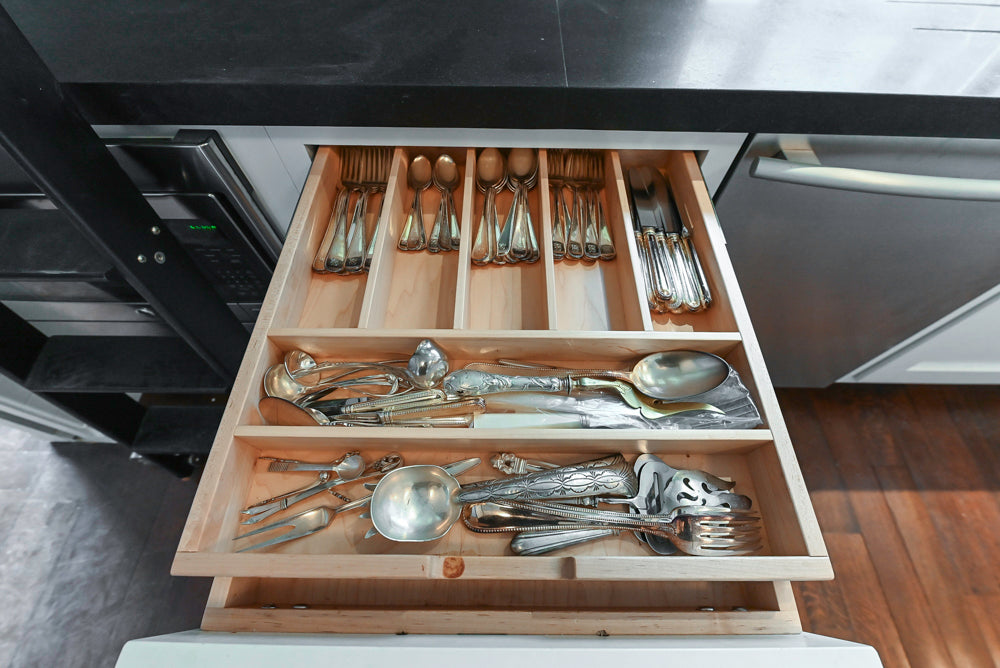Premier Custom-Built Transitional White Kitchen with Viking Appliances