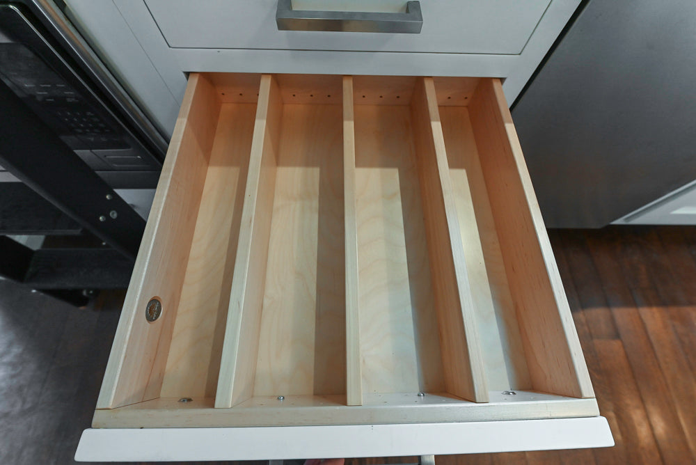 Premier Custom-Built Transitional White Kitchen with Viking Appliances