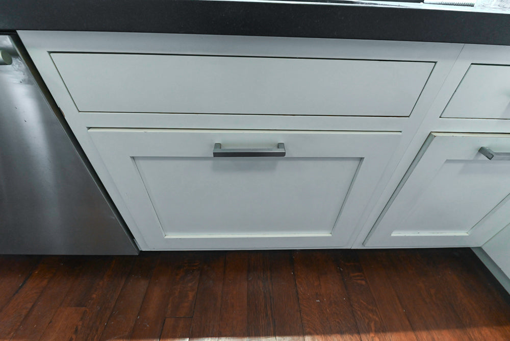 Premier Custom-Built Transitional White Kitchen with Viking Appliances