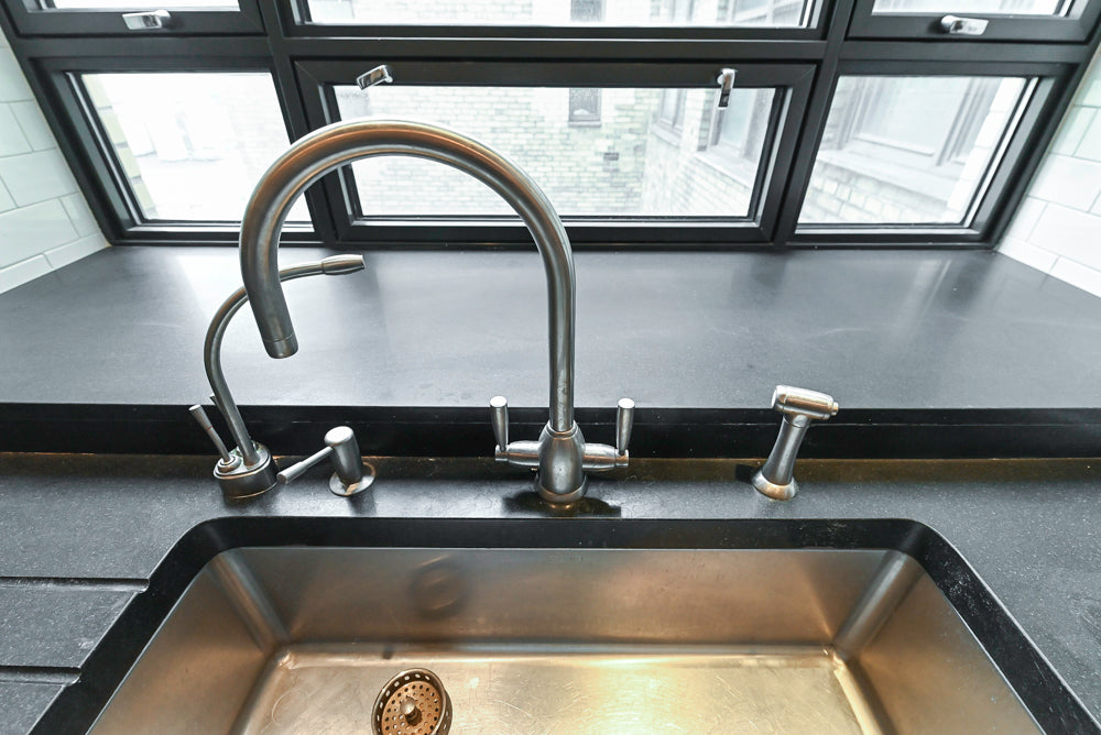 Premier Custom-Built Transitional White Kitchen with Viking Appliances