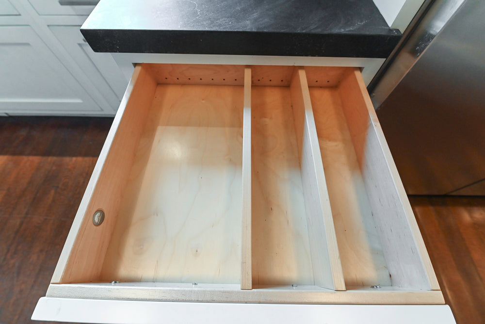 Premier Custom-Built Transitional White Kitchen with Viking Appliances