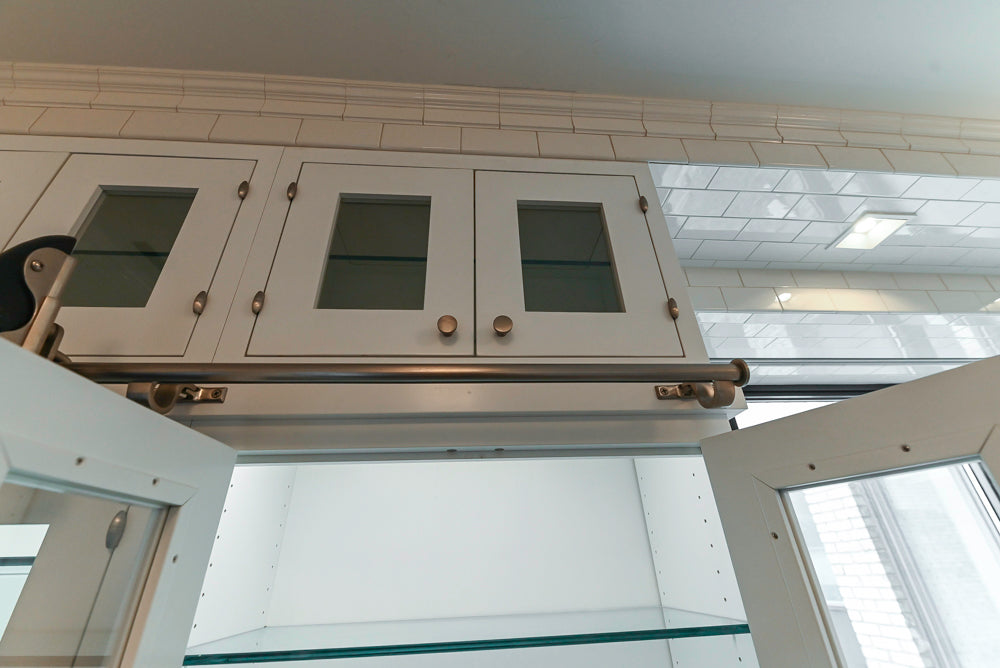 Premier Custom-Built Transitional White Kitchen with Viking Appliances