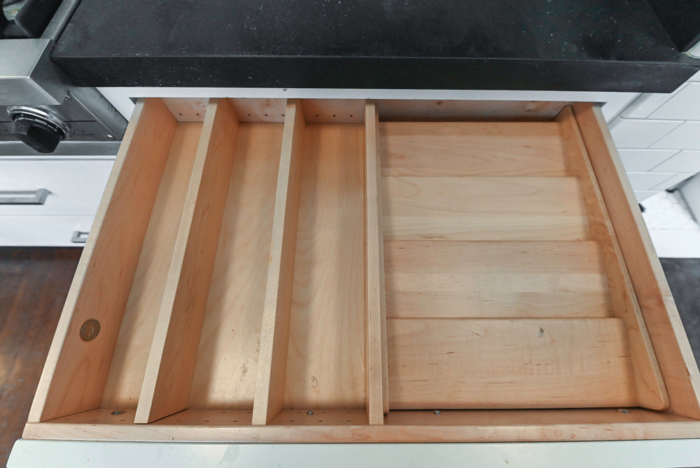 Premier Custom-Built Transitional White Kitchen with Viking Appliances