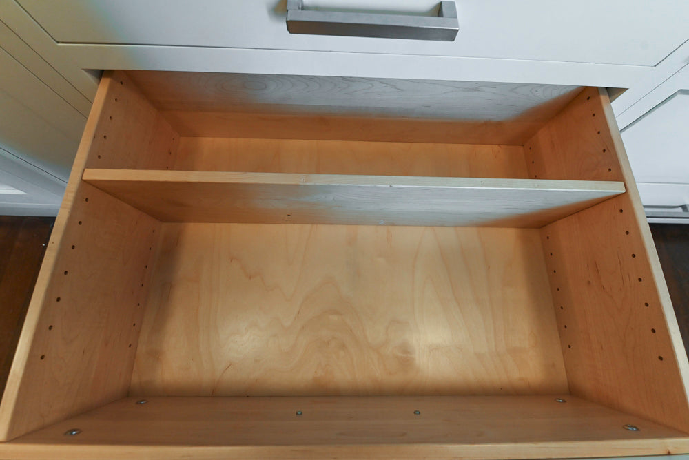 Premier Custom-Built Transitional White Kitchen with Viking Appliances