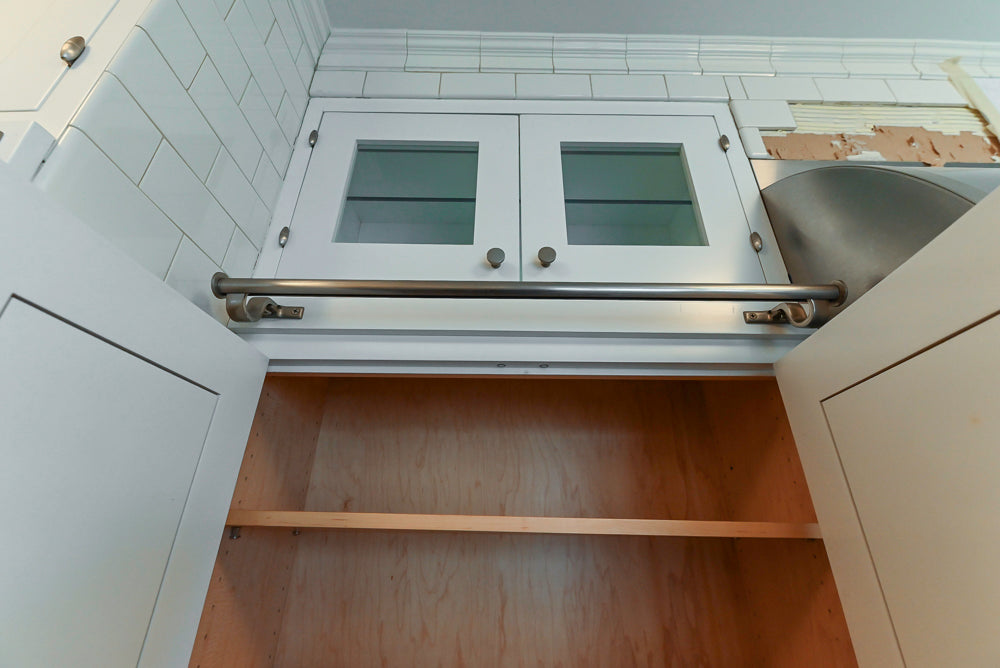 Premier Custom-Built Transitional White Kitchen with Viking Appliances