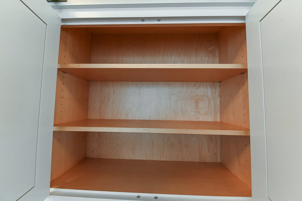 Premier Custom-Built Transitional White Kitchen with Viking Appliances