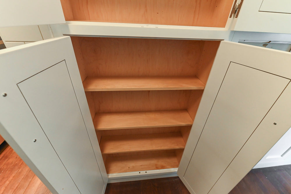Premier Custom-Built Transitional White Kitchen with Viking Appliances