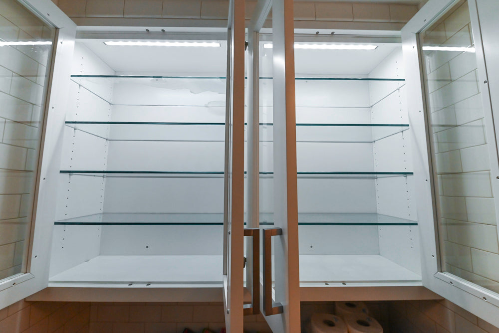 Premier Custom-Built Transitional White Dry Bar with Ice Maker