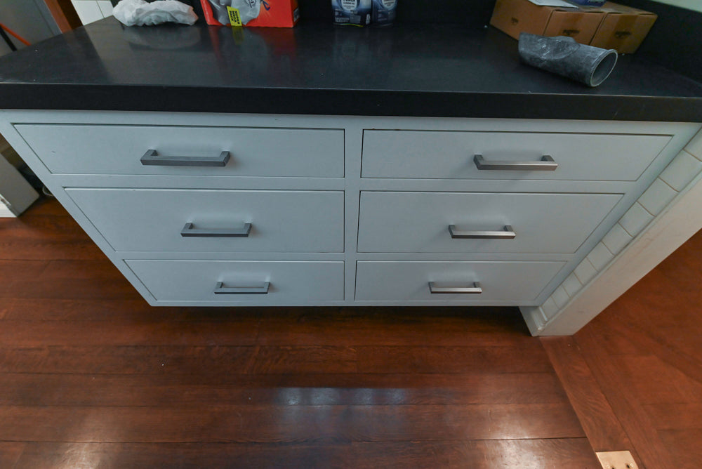 Premier Custom-Built Transitional White Dry Bar with Ice Maker