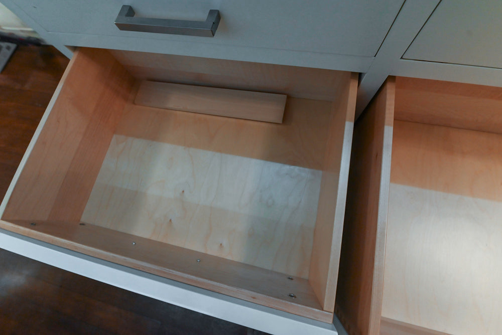 Premier Custom-Built Transitional White Dry Bar with Ice Maker