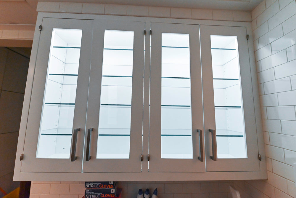 Premier Custom-Built Transitional White Dry Bar with Ice Maker