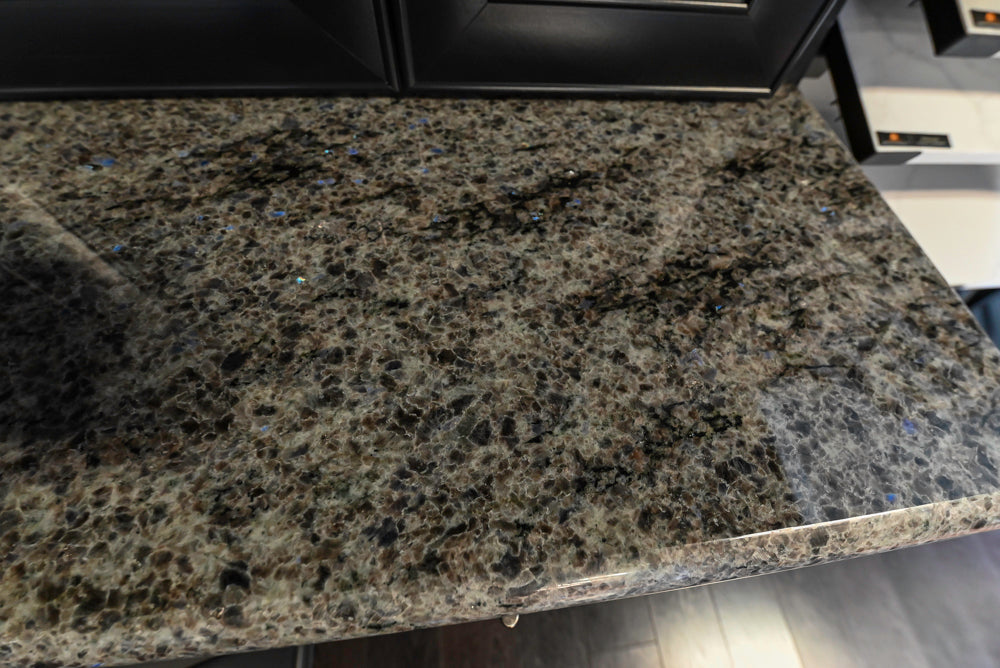 Mid Continent Sullivan Cherry Carbon Transitional Corner Pantry with Sink and Faucet