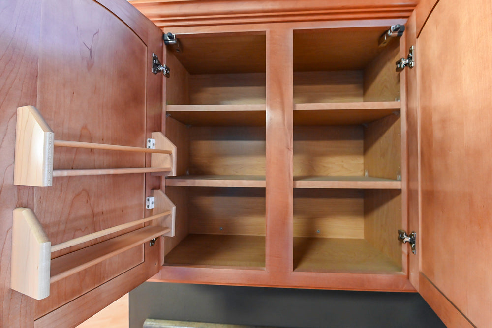 Merillat Traditional Wooden Partial Kitchen with Sink and Faucet