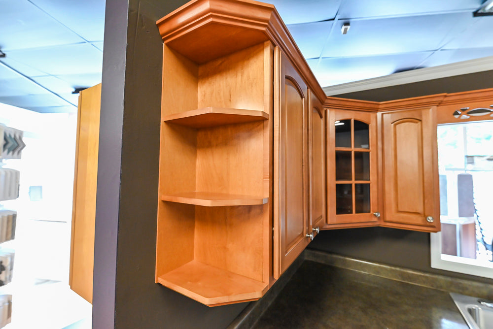 Merillat Traditional Wooden Partial Kitchen with Sink and Faucet