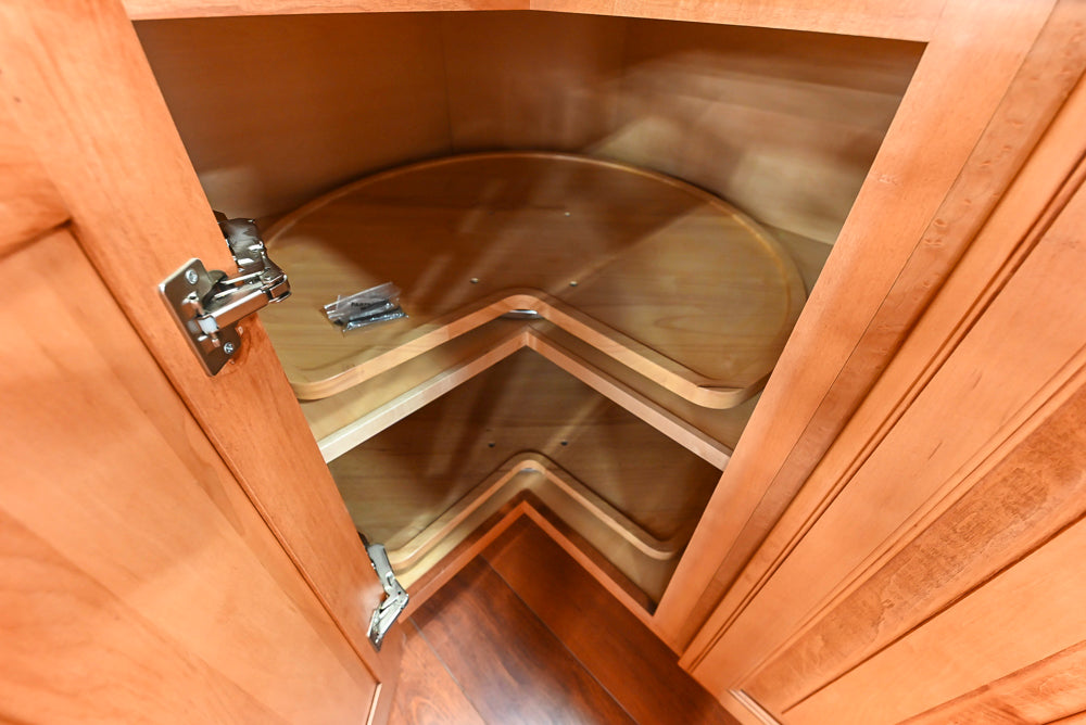 Decora Traditional Wooden Partial Kitchen with Island, Granite Countertops and Kohler Cast Iron Farmhouse Sink