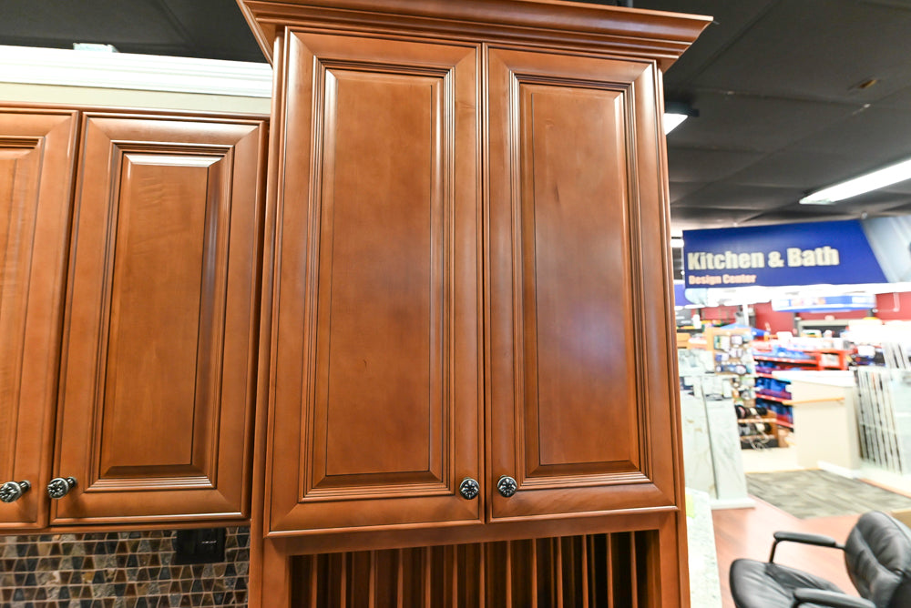 Wolf Classic Cabinets Hudson Wooden Traditional Partial Kitchen Cabinets with Sink and Faucet