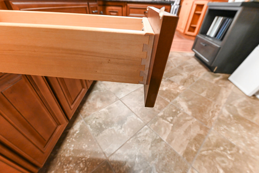 Wolf Classic Cabinets Hudson Wooden Traditional Partial Kitchen Cabinets with Sink and Faucet