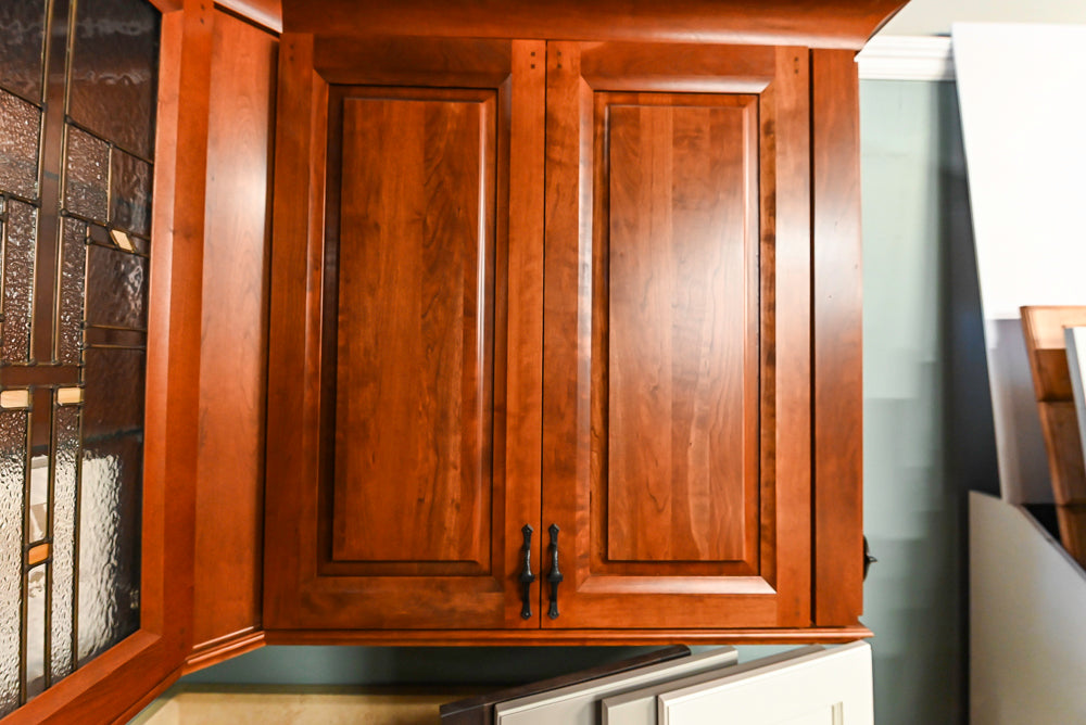Decora Traditional Wooden Partial Corner Kitchen with Sink and Faucet