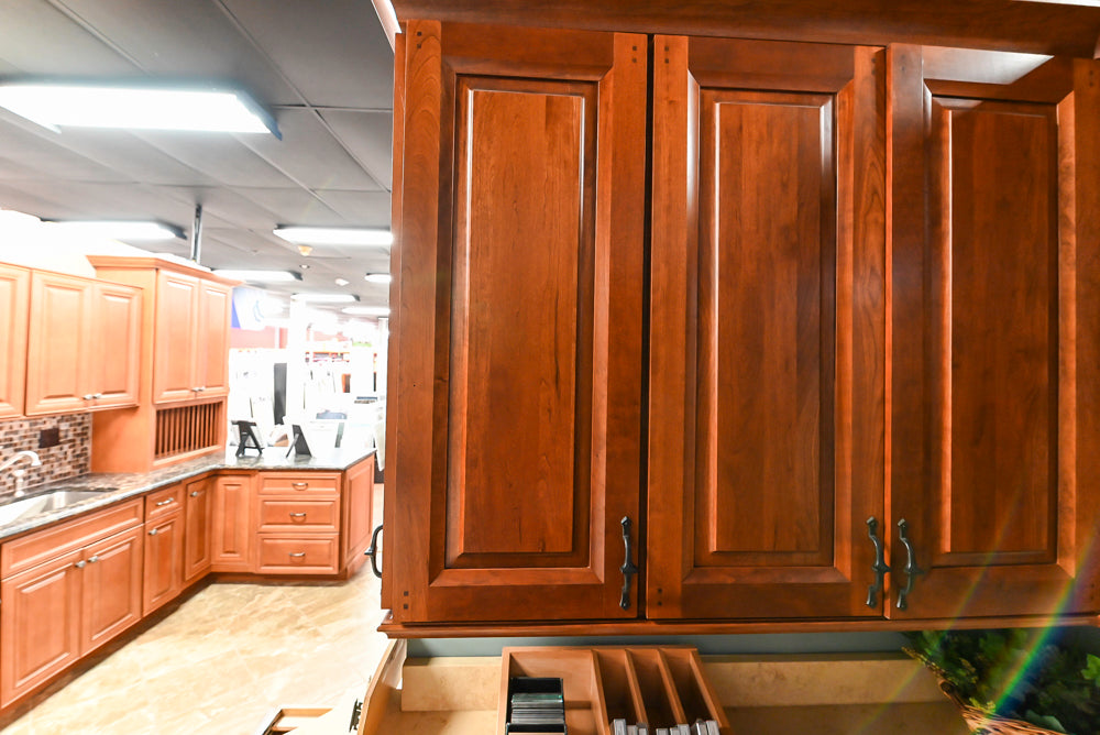 Decora Traditional Wooden Partial Corner Kitchen with Sink and Faucet