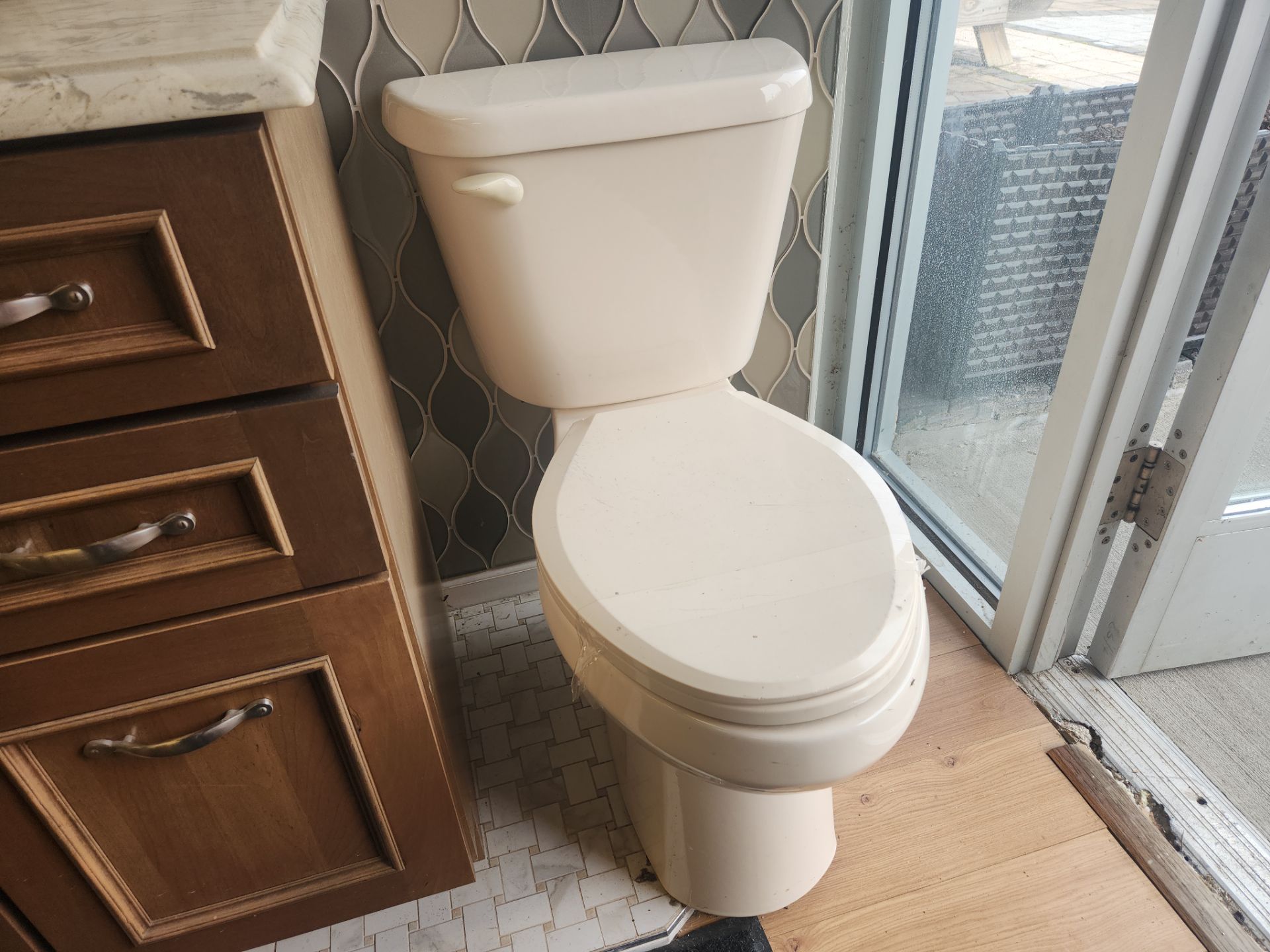 High-performance professional-grade toilet with powerful Cadet flushing system