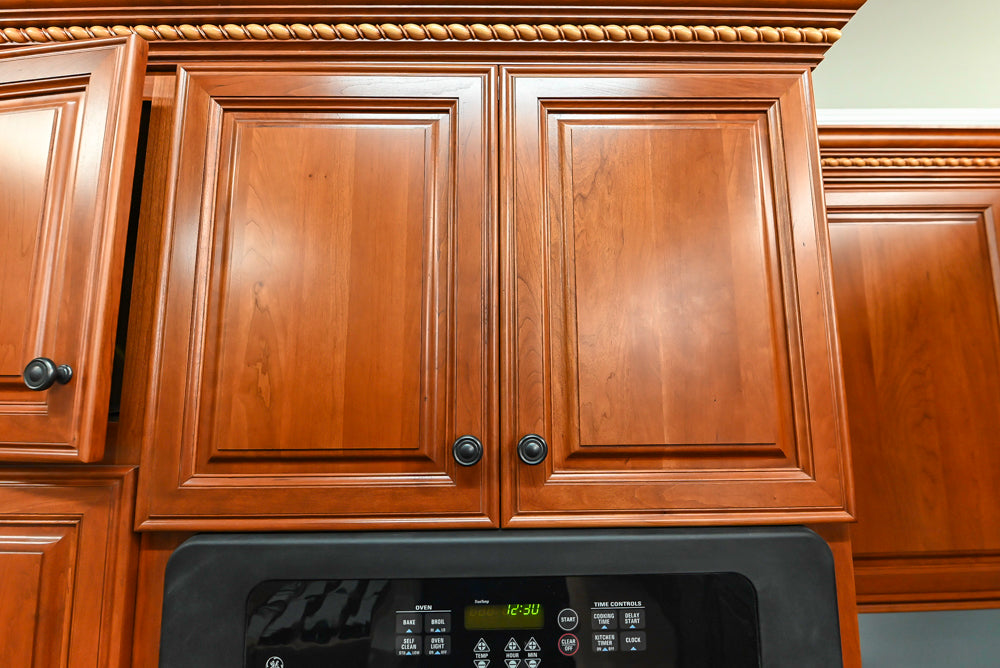 Decora Galleria Cherry Wood Traditional Partial Kitchen with Sink