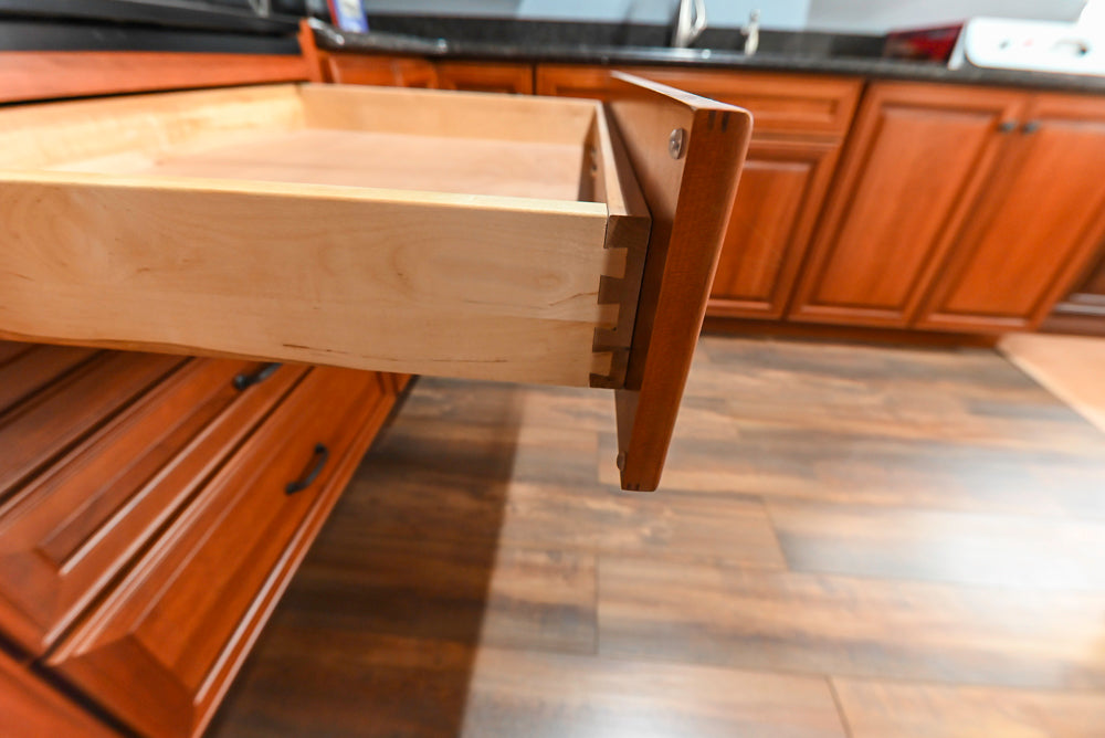 Decora Galleria Cherry Wood Traditional Partial Kitchen with Sink