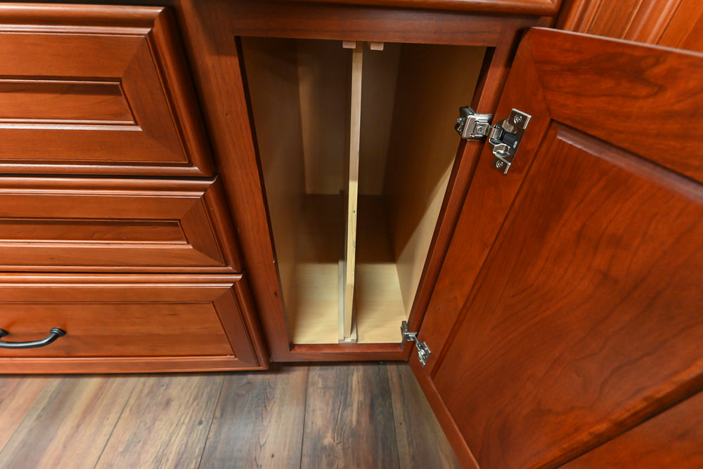 Decora Galleria Cherry Wood Traditional Partial Kitchen with Sink