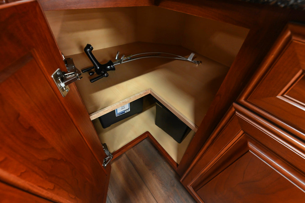 Decora Galleria Cherry Wood Traditional Partial Kitchen with Sink