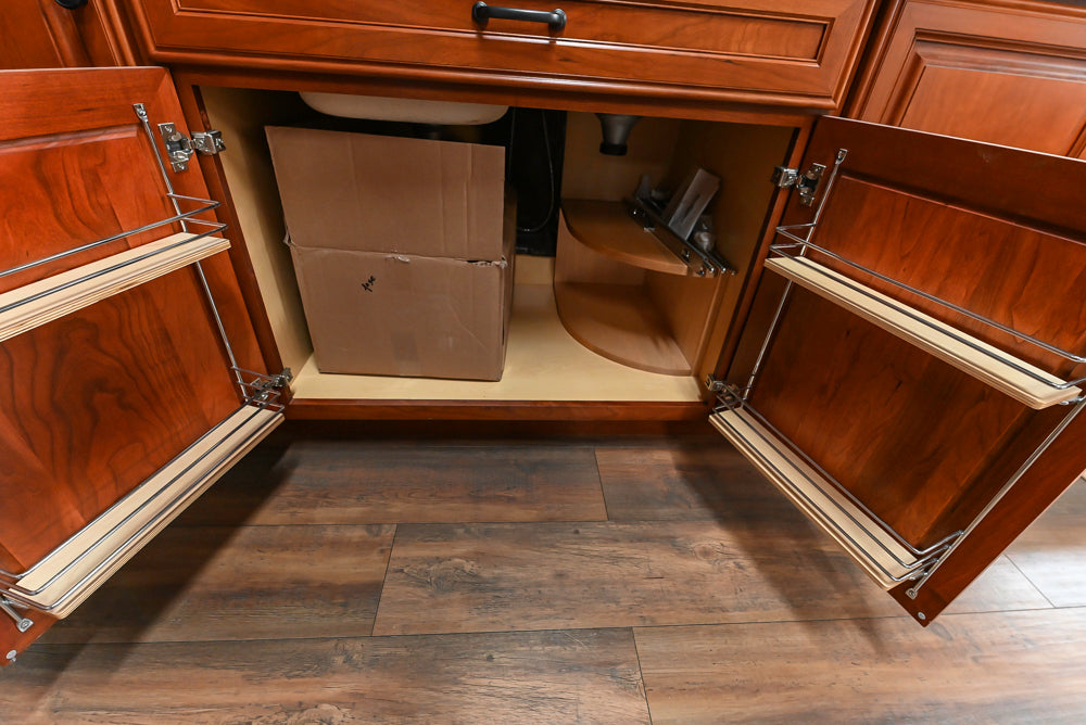Decora Galleria Cherry Wood Traditional Partial Kitchen with Sink