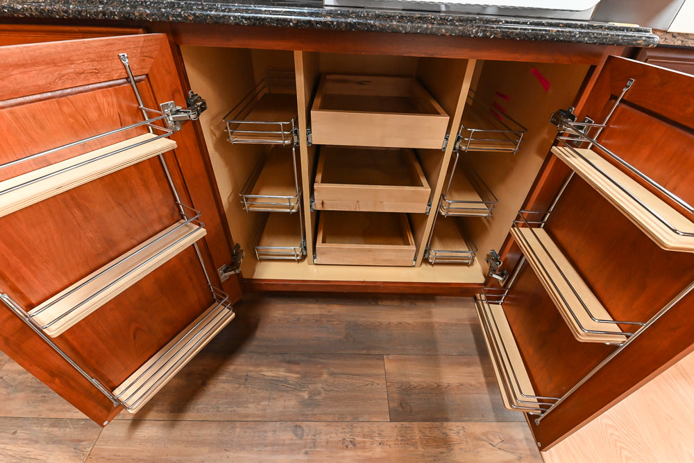 Decora Galleria Cherry Wood Traditional Partial Kitchen with Sink