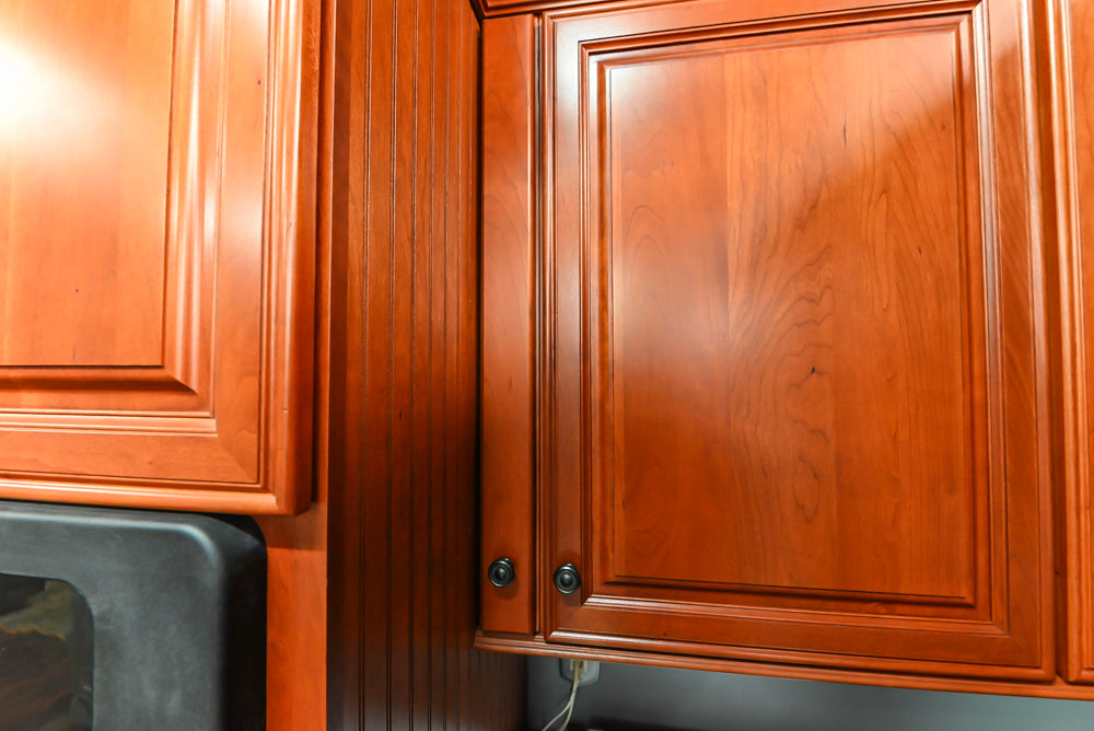 Decora Galleria Cherry Wood Traditional Partial Kitchen with Sink