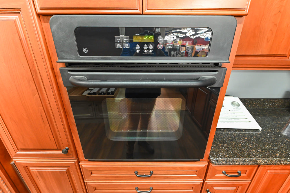 Decora Galleria Cherry Wood Traditional Partial Kitchen with Sink and Faucet