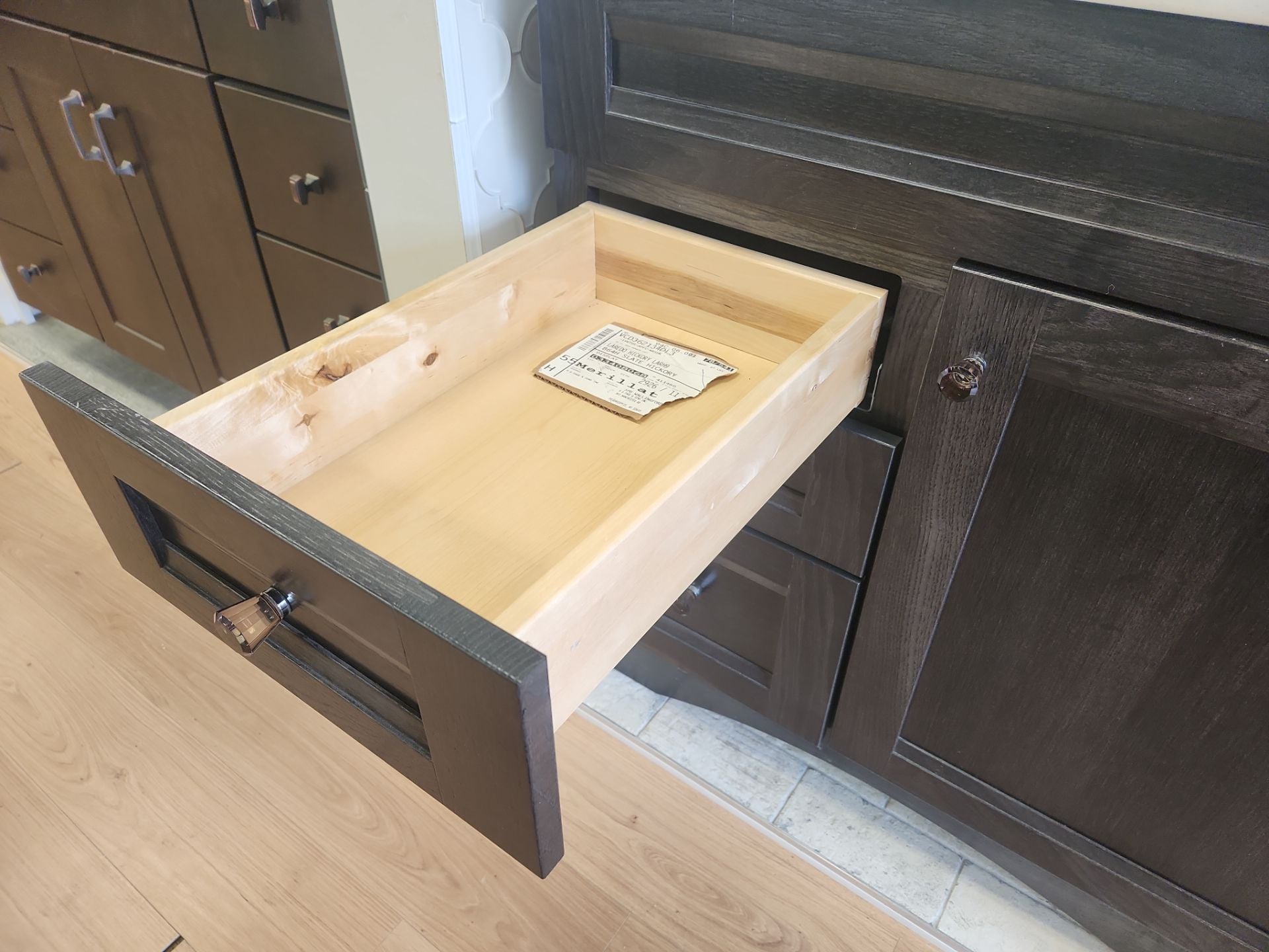 Merillat 36" Laredo Slate Hickory Traditional Vanity Suite