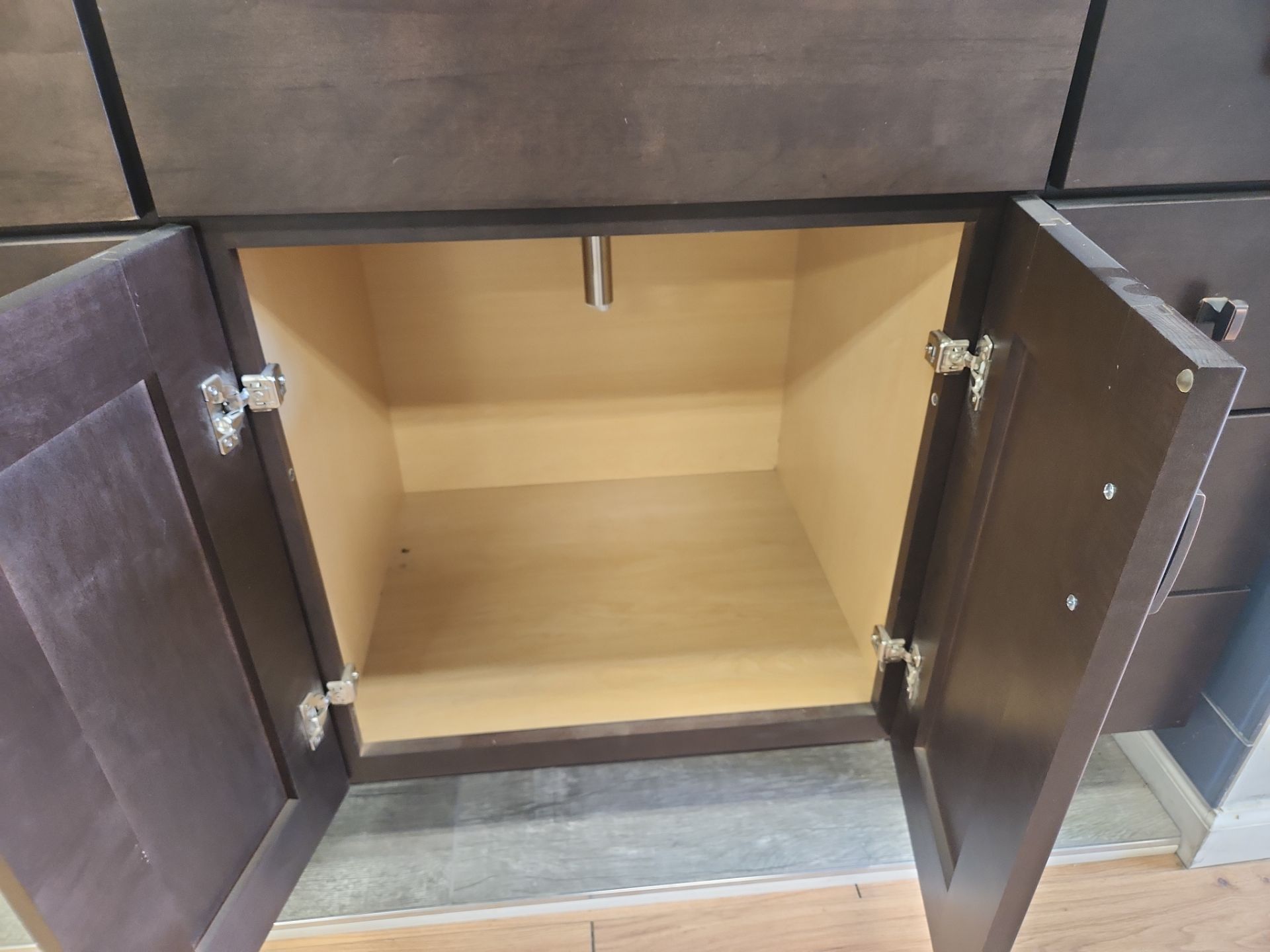Custom 49" Transitional Wood Freestanding Single Vanity