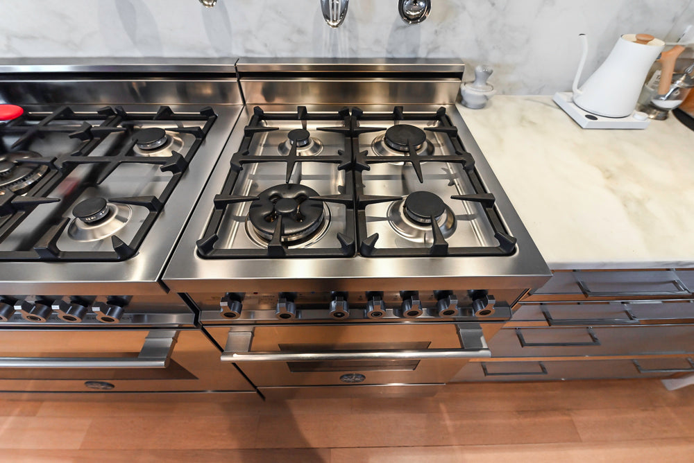 SieMatic Transitional White Kitchen with Island & Luxury Appliances