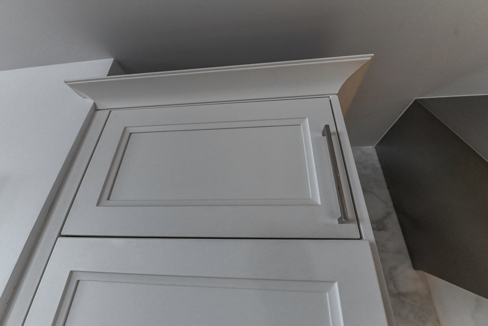 SieMatic Transitional White Kitchen with Island & Luxury Appliances