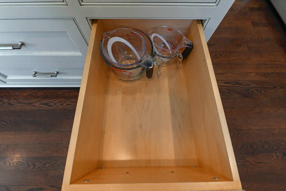 "The Berkley" Transitional White Kitchen with Island and 60" Wolf Range
