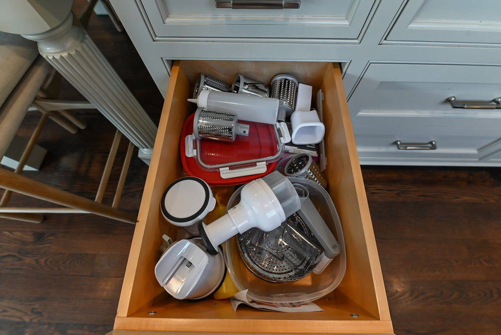 "The Berkley" Transitional White Kitchen with Island and 60" Wolf Range