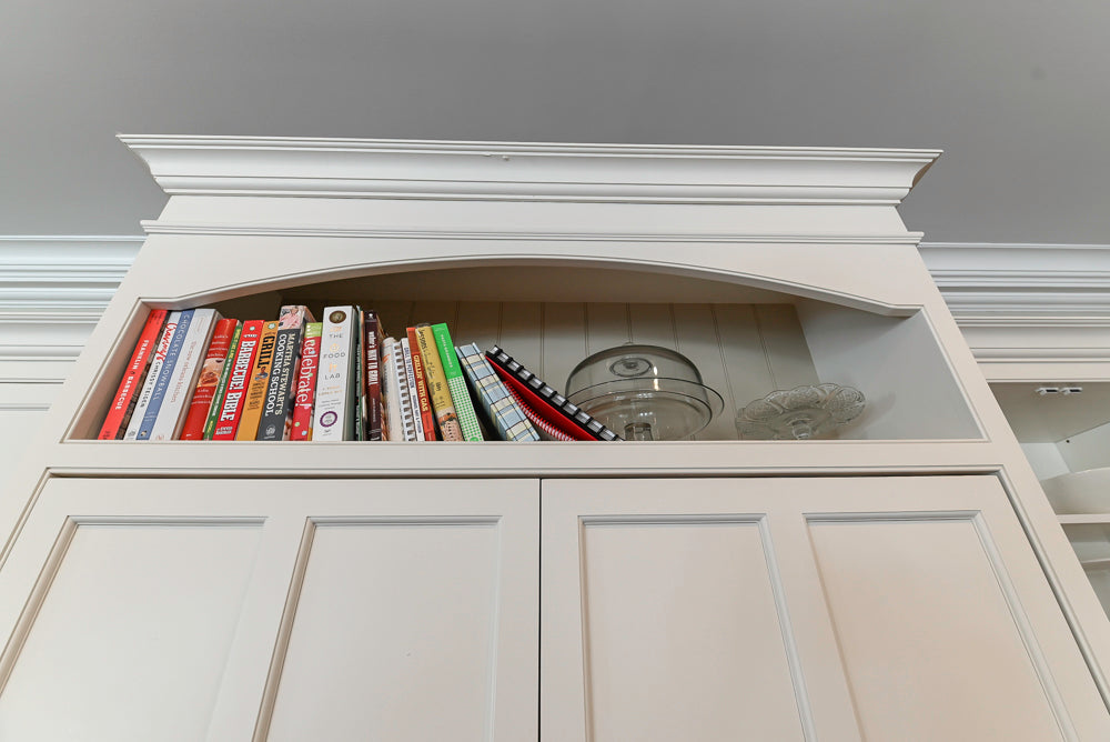 "The Berkley" Transitional White Kitchen with Island and 60" Wolf Range