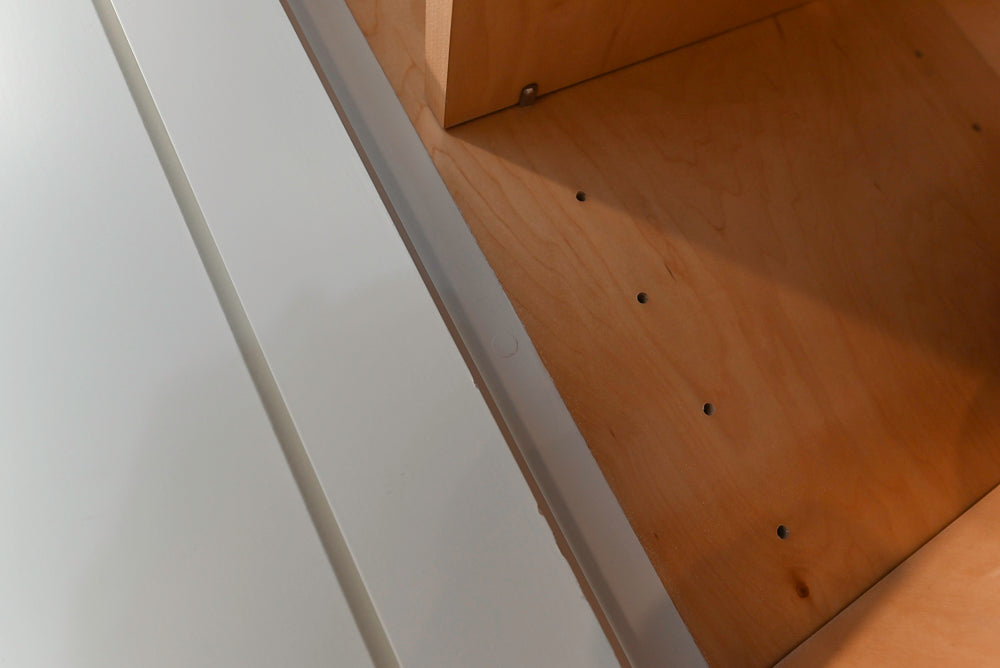 "The Berkley" Transitional White Kitchen with Island and 60" Wolf Range