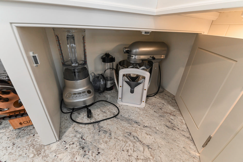 "The Berkley" Transitional White Kitchen with Island and 60" Wolf Range