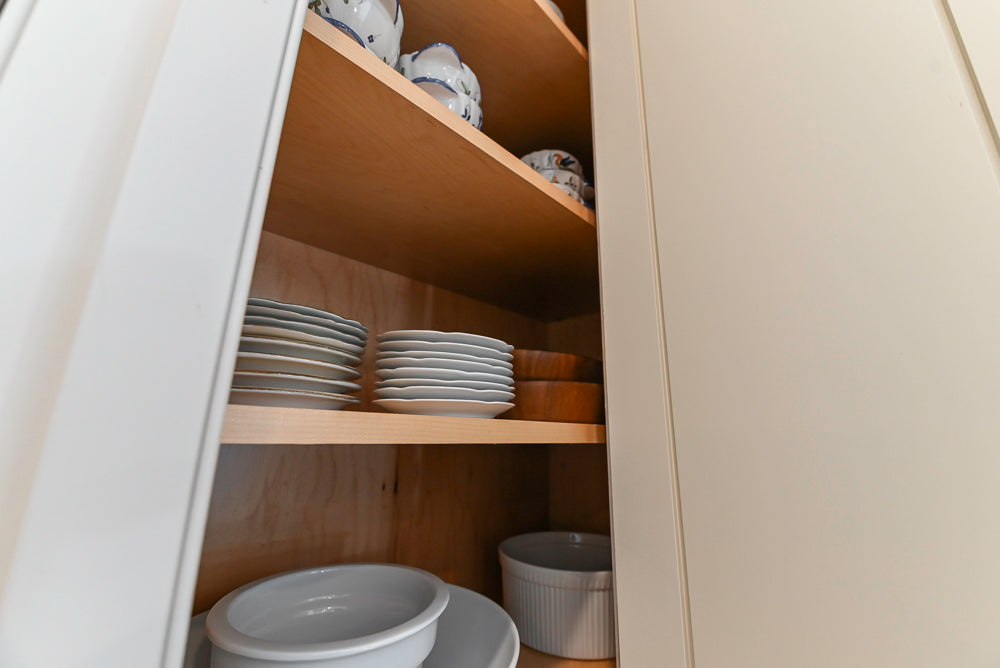 "The Berkley" Transitional White Kitchen with Island and 60" Wolf Range
