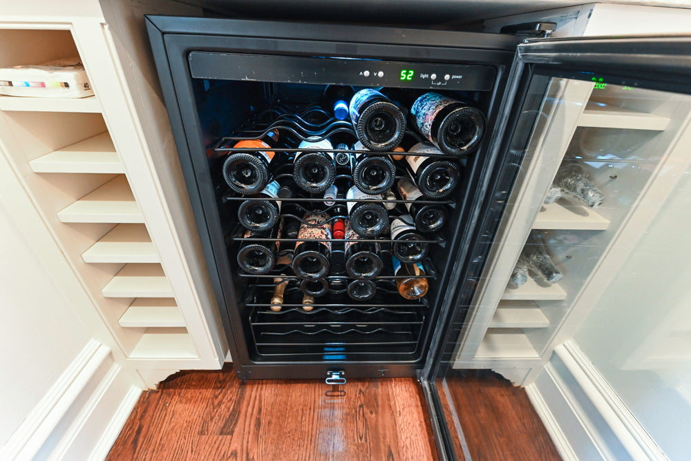 "The Highgate" Transitional White Butler's Pantry with Sink and Faucet