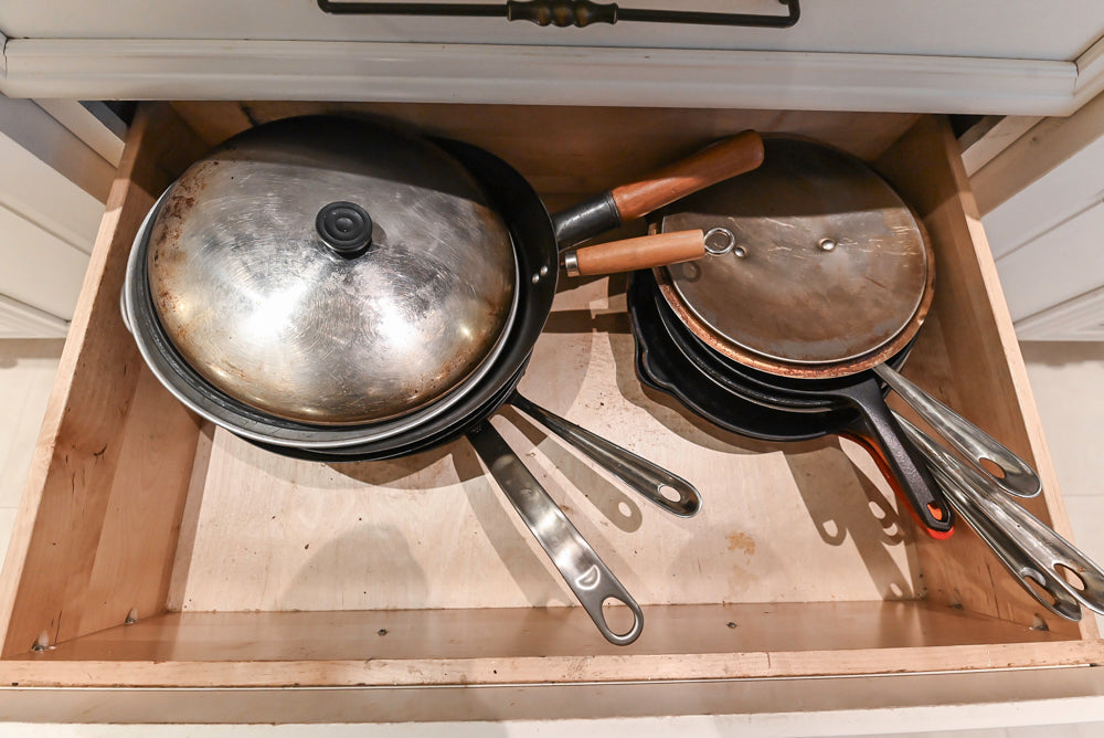 Candelight Traditional Off White Kitchen with Island and Monogram Appliances